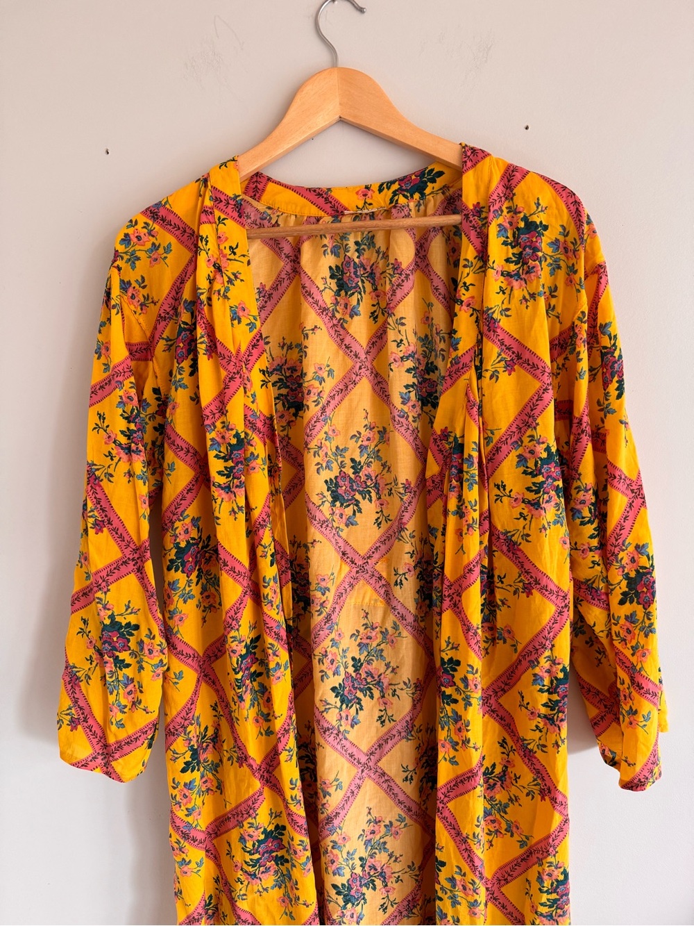 Free People Yellow Floral Robe - Picture 6 of 9